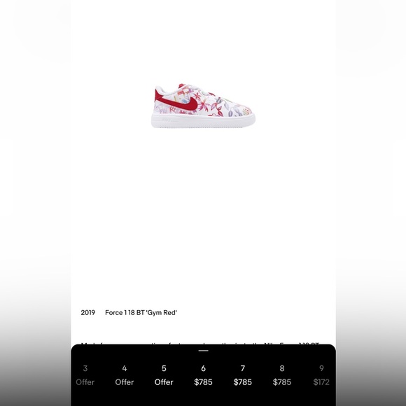 Kids Nike Air Force 1 18 “Gym Red”… - Picture 12 of 12